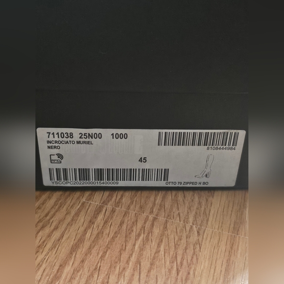 YSL Saint Laurent Paris Otto Boots Men Size EU 45 / US 12 - Picture 6 of 17